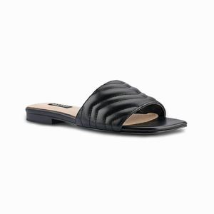 Nine West Mends Flat Slippers Zwart Nederland | HZM-016438